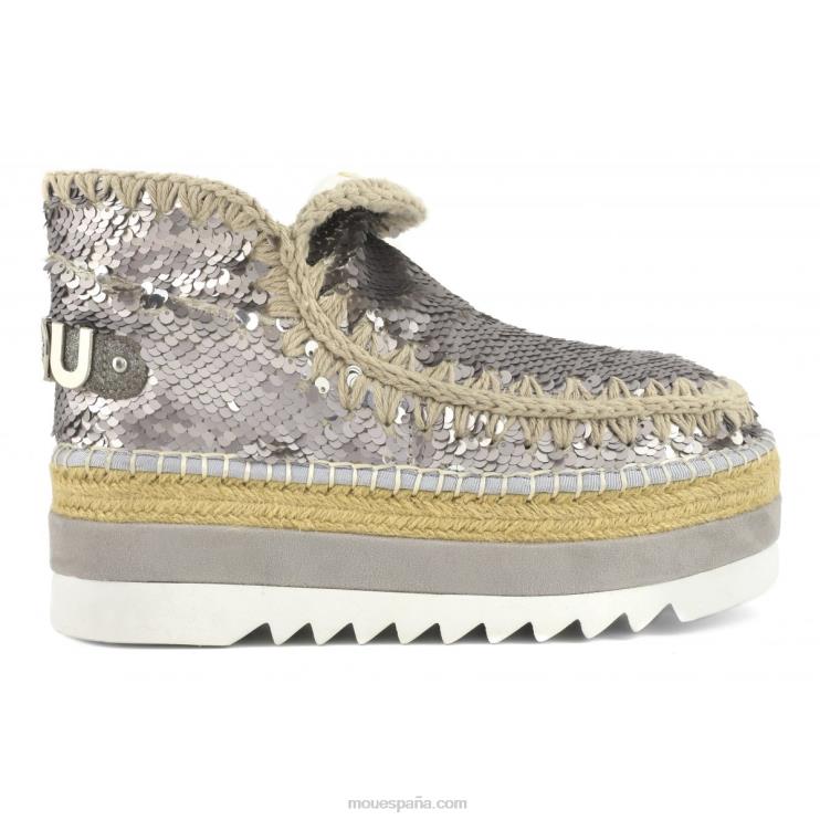 mujer lentejuelas de yute esquimal Mou NN6RX217 lentejuelas bronce