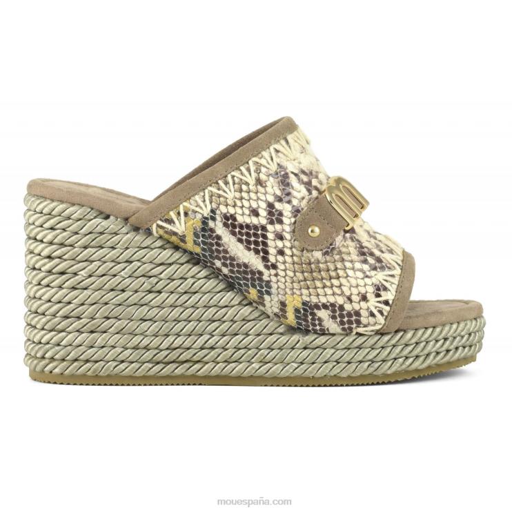 mujer cuña de cuerda Mou NN6RX207 serpiente de roca