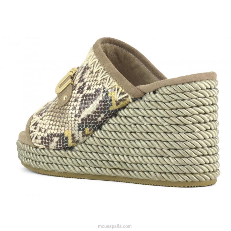 mujer cuña de cuerda Mou NN6RX207 serpiente de roca