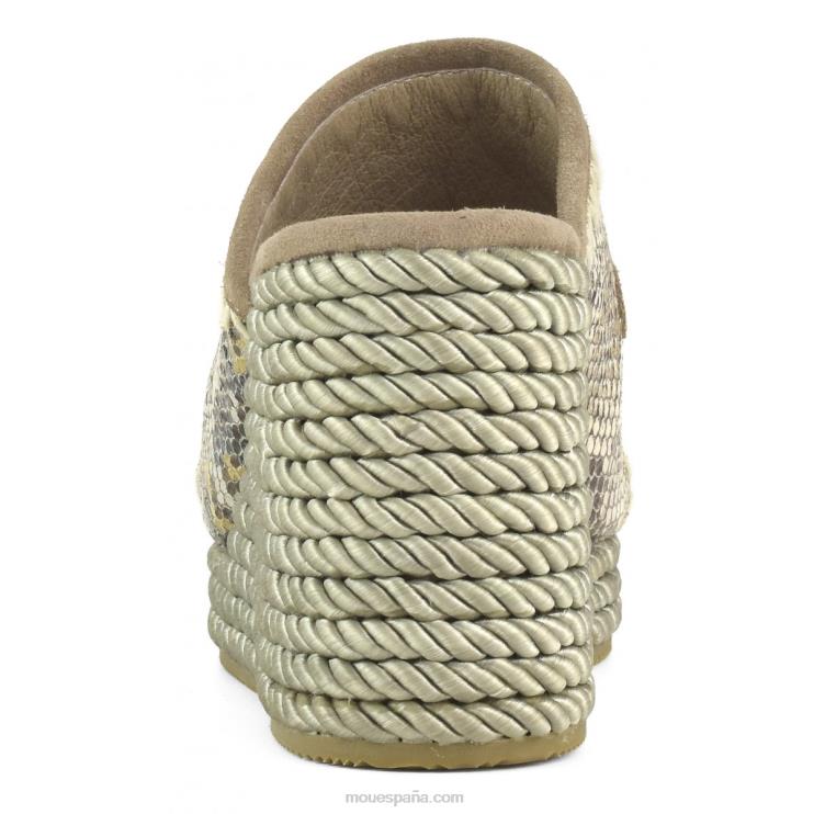 mujer cuña de cuerda Mou NN6RX207 serpiente de roca