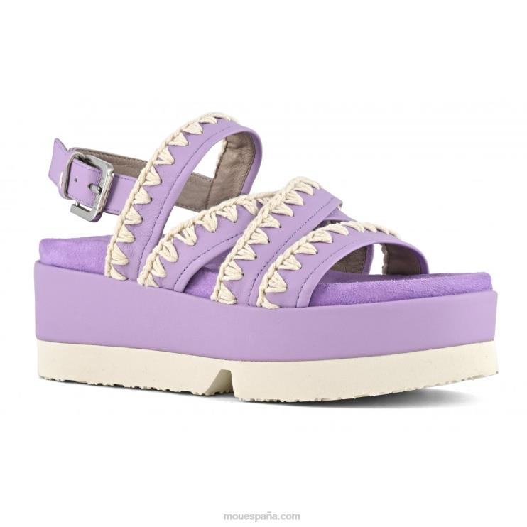 mujer forma plana japonesa Mou NN6RX184 lila