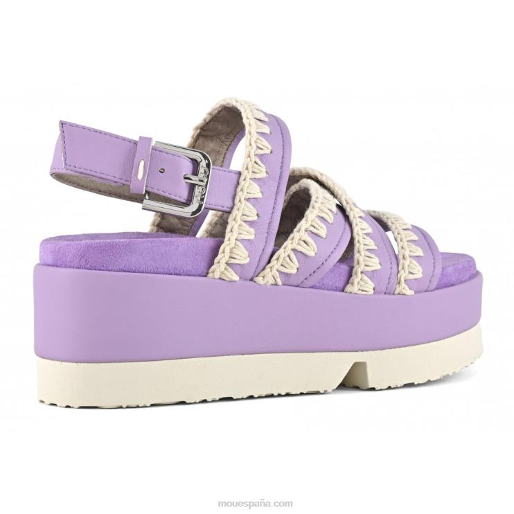 mujer forma plana japonesa Mou NN6RX184 lila