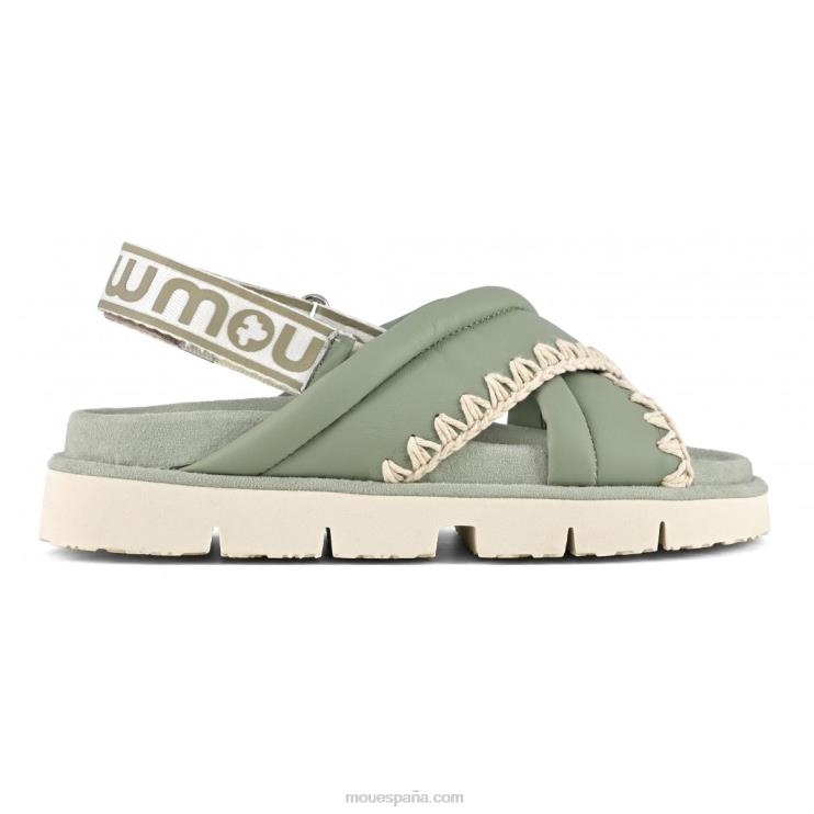 mujer nuevo empeine bio entrecruzado Mou NN6RX157 salvia de verano