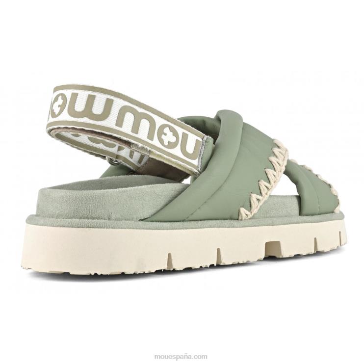 mujer nuevo empeine bio entrecruzado Mou NN6RX157 salvia de verano