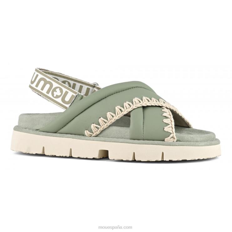 mujer nuevo empeine bio entrecruzado Mou NN6RX157 salvia de verano