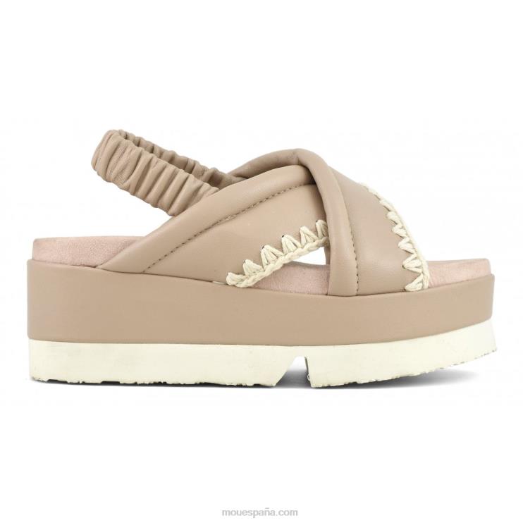 mujer parte superior cruzada japonesa Mou NN6RX191 arena