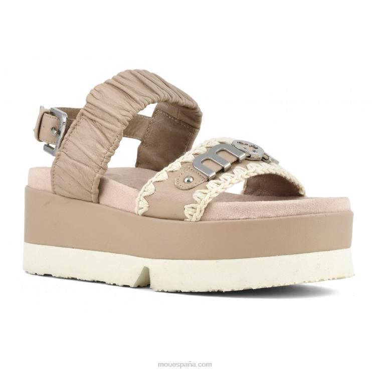 mujer parte superior japonesa de dos bandas Mou NN6RX185 arena