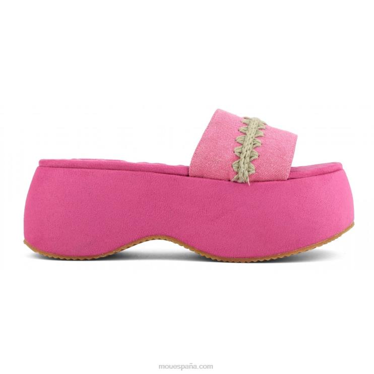 mujer plataforma de sandalias gruesas Mou NN6RX138 rwfux