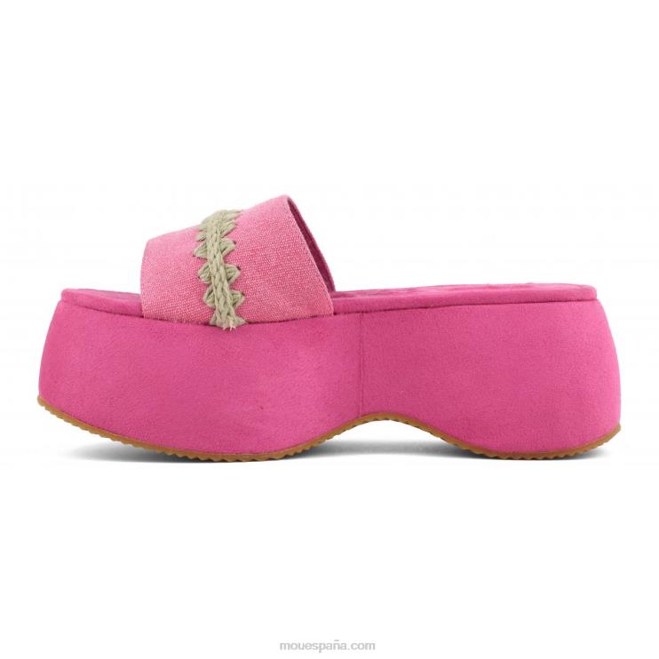 mujer plataforma de sandalias gruesas Mou NN6RX138 rwfux