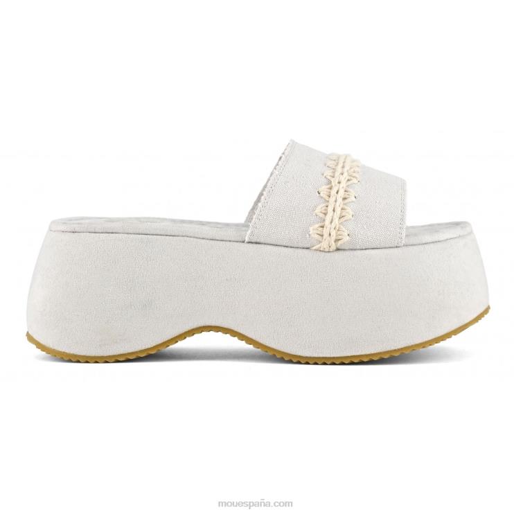 mujer plataforma de sandalias gruesas Mou NN6RX139 rwbei