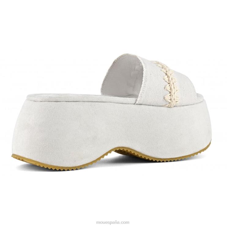 mujer plataforma de sandalias gruesas Mou NN6RX139 rwbei