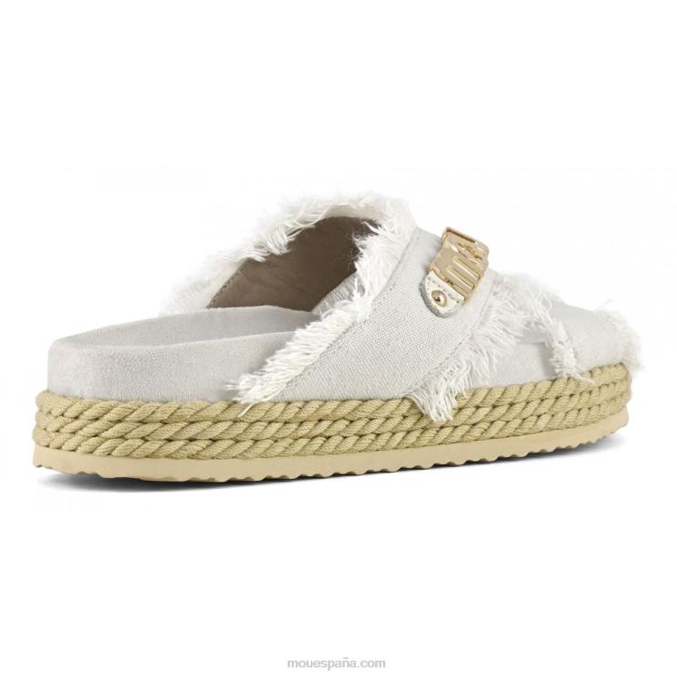 mujer sandalia bio de cuerda entrecruzada Mou NN6RX135 rwbei