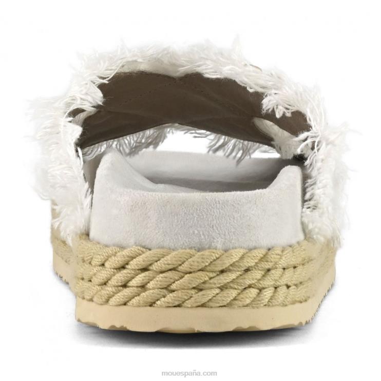 mujer sandalia bio de cuerda entrecruzada Mou NN6RX135 rwbei