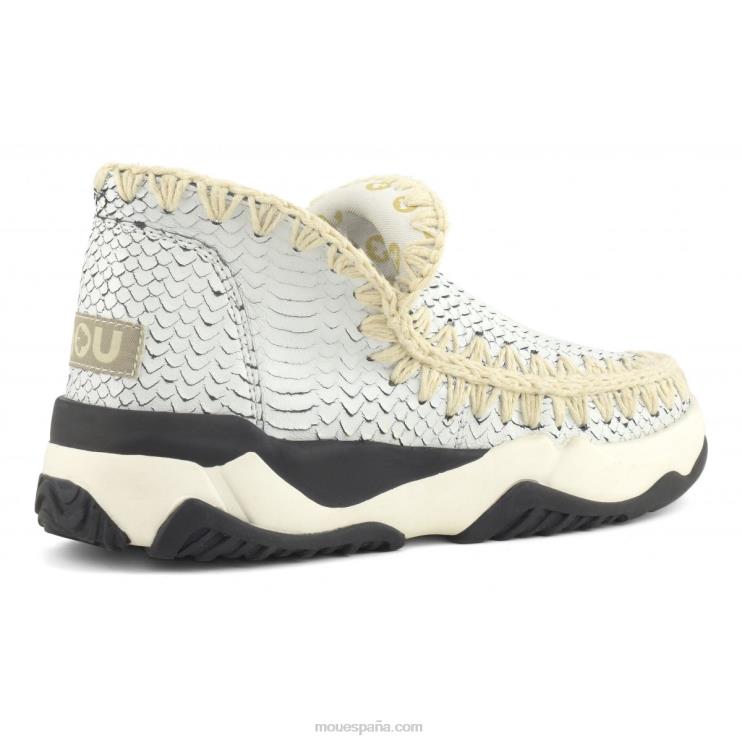 mujer entrenador esquimal cuero especial Mou NN6RX66 blanco