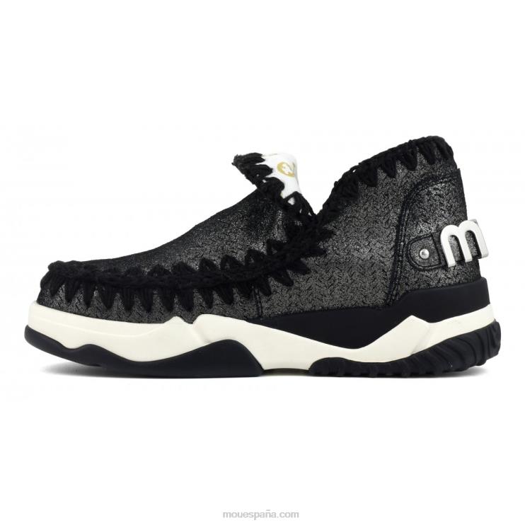 mujer entrenador esquimal microglitter Mou NN6RX73 negro micropurpurina