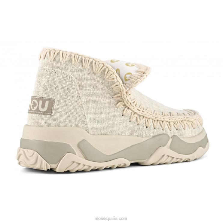 mujer etiqueta tejida entrenador esquimal Mou NN6RX63 crudo