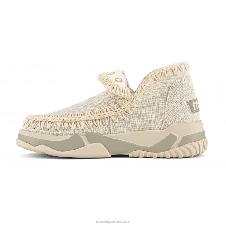 mujer etiqueta tejida entrenador esquimal Mou NN6RX63 crudo