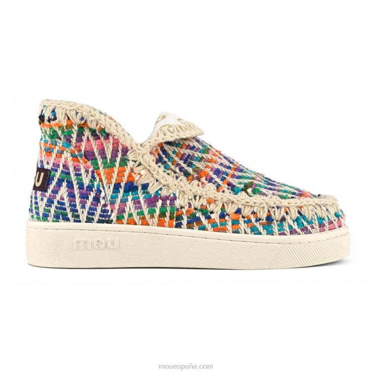 mujer zapatilla de deporte textil tejido esquimal de verano Mou NN6RX2 multicolor
