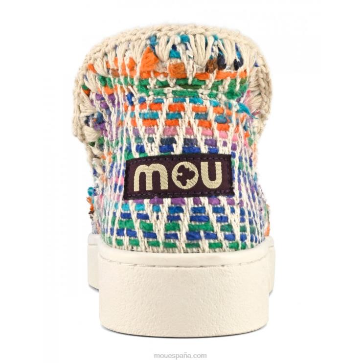 mujer zapatilla de deporte textil tejido esquimal de verano Mou NN6RX2 multicolor