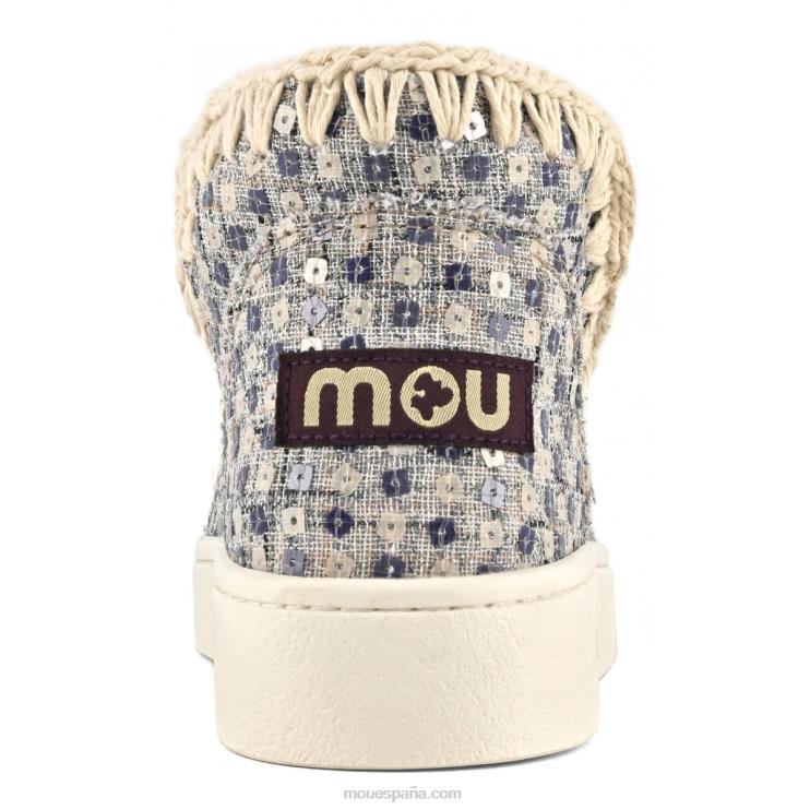 mujer zapatilla de deporte textil tejido esquimal de verano Mou NN6RX5 marina