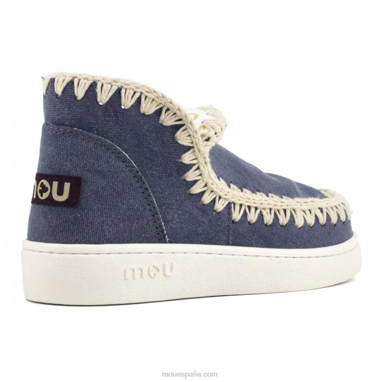 mujer zapatilla de lona orgánica de verano Mou NN6RX22 rwnav
