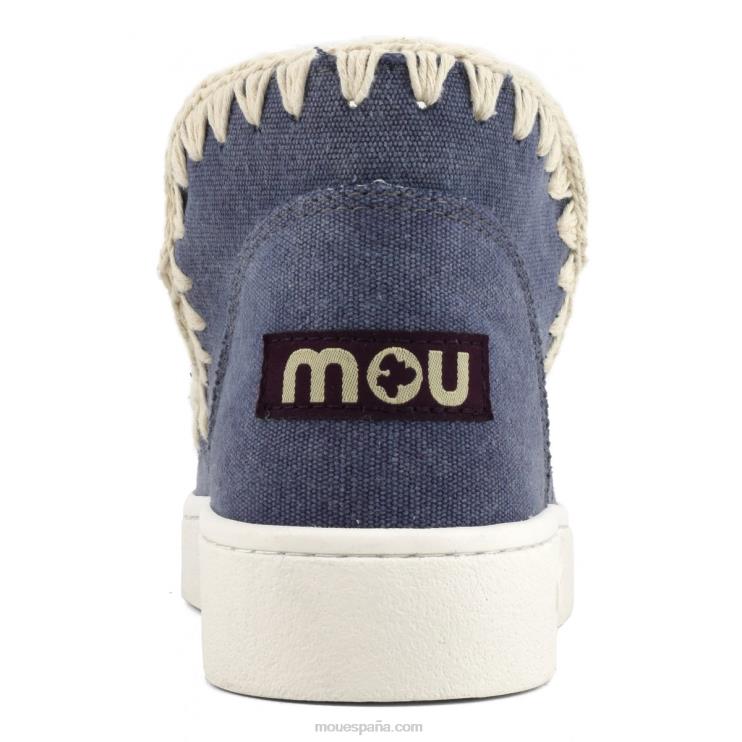 mujer zapatilla de lona orgánica de verano Mou NN6RX22 rwnav