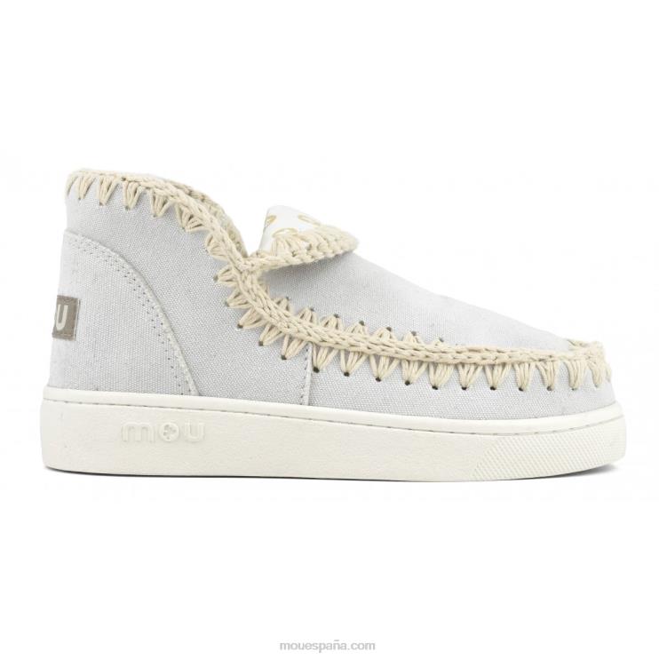 mujer zapatilla de lona orgánica de verano Mou NN6RX24 rwbei