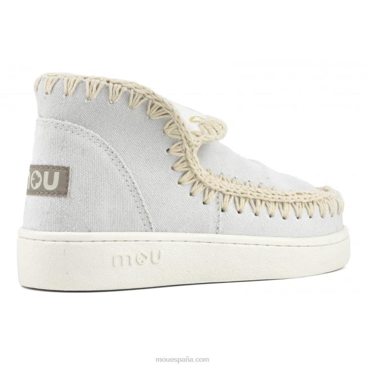 mujer zapatilla de lona orgánica de verano Mou NN6RX24 rwbei