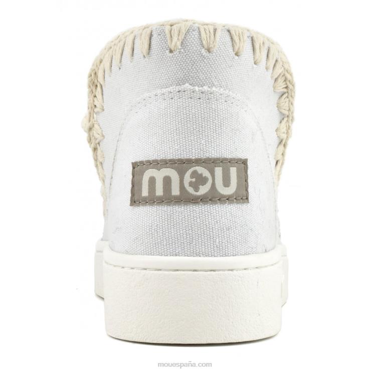 mujer zapatilla de lona orgánica de verano Mou NN6RX24 rwbei