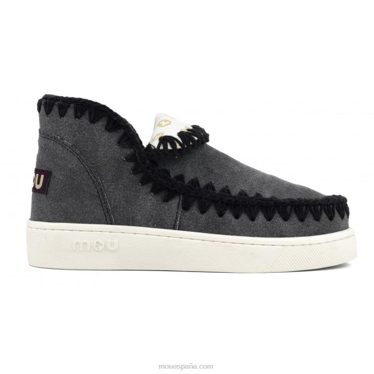 mujer zapatilla de lona orgánica de verano Mou NN6RX25 rwbla