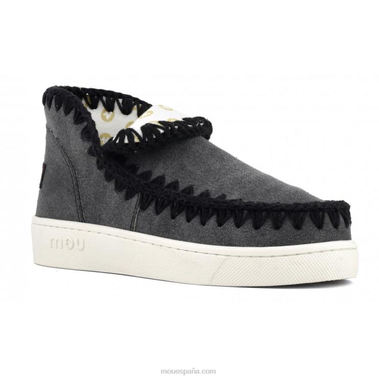 mujer zapatilla de lona orgánica de verano Mou NN6RX25 rwbla