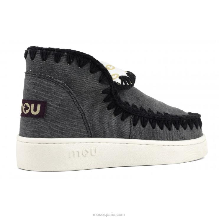 mujer zapatilla de lona orgánica de verano Mou NN6RX25 rwbla