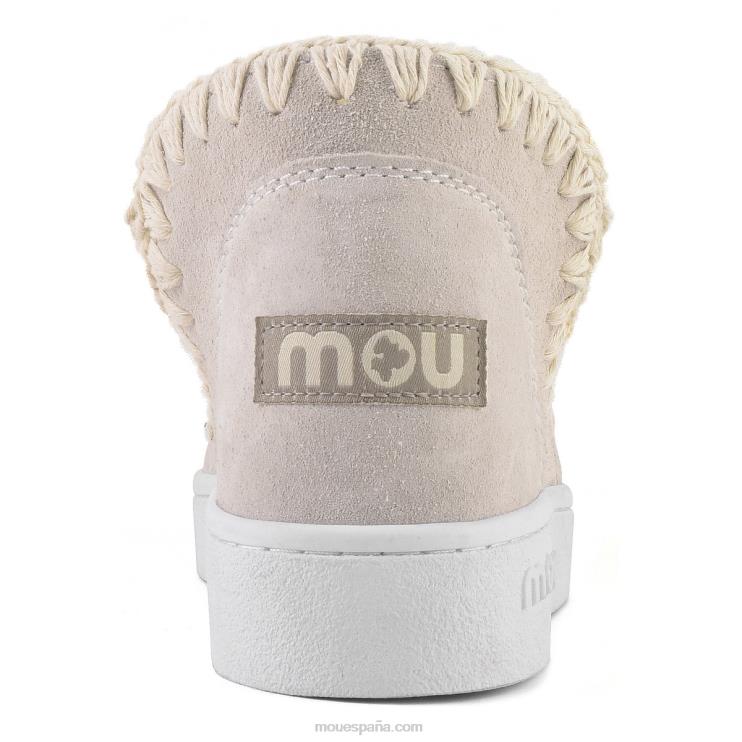 mujer zapatilla esquimal de verano Mou NN6RX8 tiza