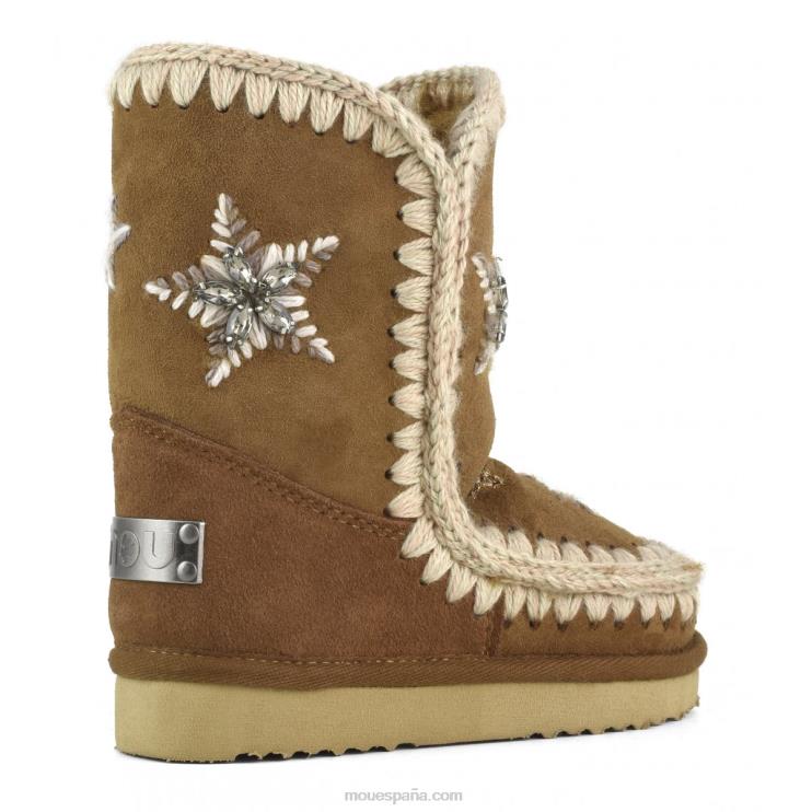 niños lana esquimal y estrellas de cristal Mou NN6RX835 coñac