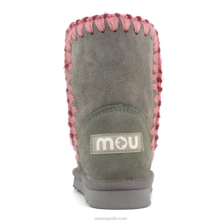 niños pespunte esquimal Mou NN6RX833 nuevo gris