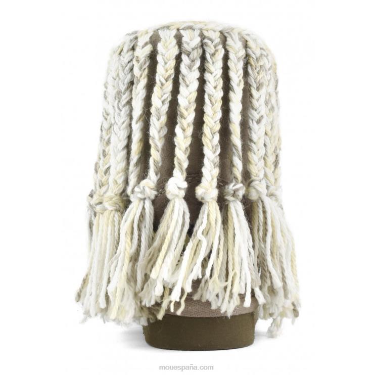 niños trenzas de lana esquimal Mou NN6RX836 elefante gris