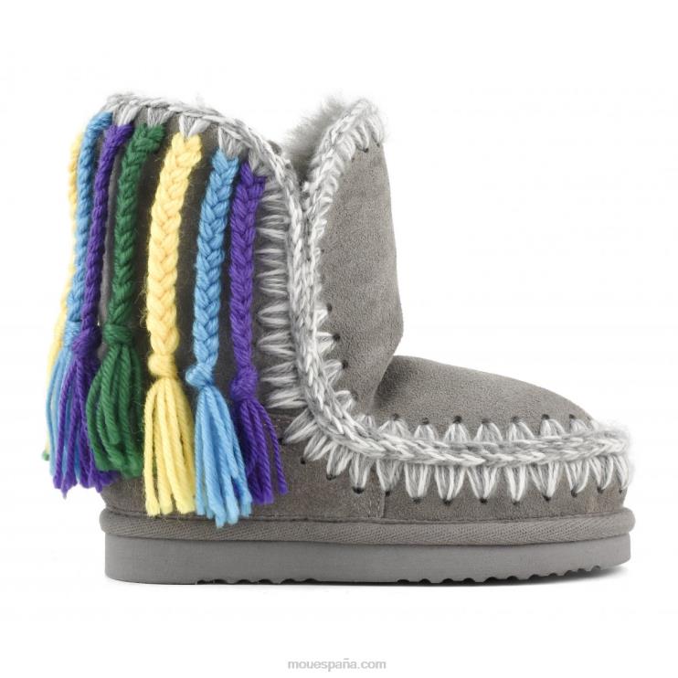 niños trenzas de lana esquimal Mou NN6RX837 nuevo gris