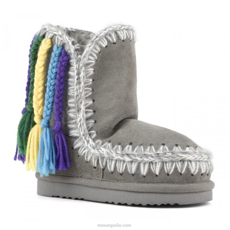 niños trenzas de lana esquimal Mou NN6RX837 nuevo gris