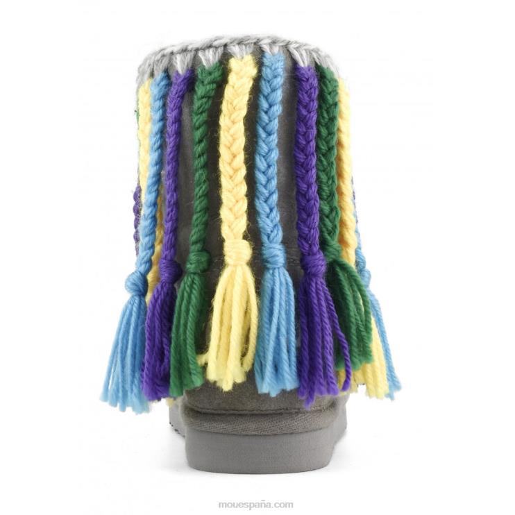 niños trenzas de lana esquimal Mou NN6RX837 nuevo gris