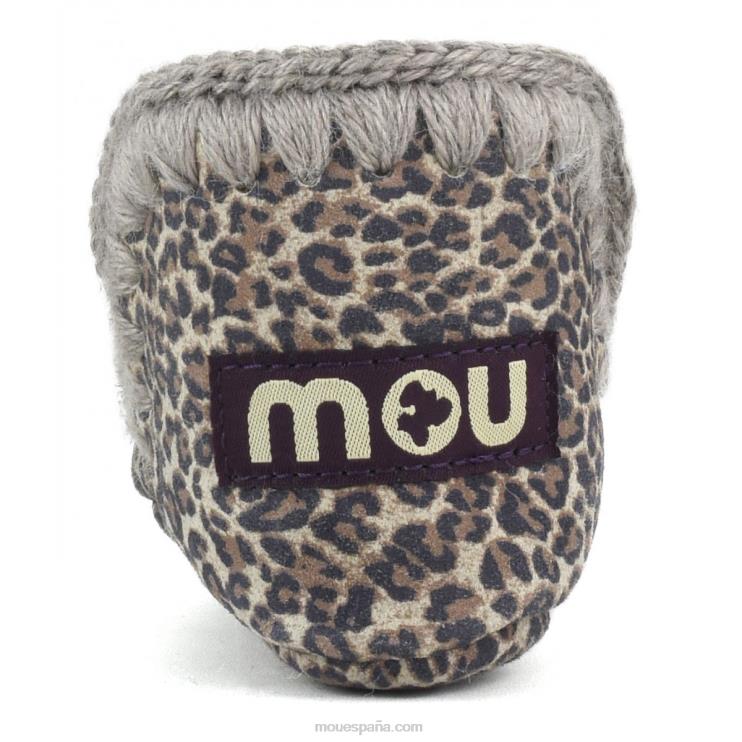 niños infante esquimal 812 Mou NN6RX812 cuero de guepardo pequeño