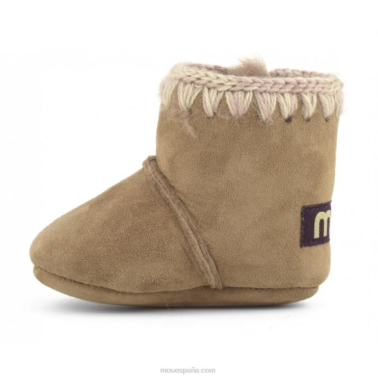 niños infantil clásico Mou NN6RX829 marrón rosa