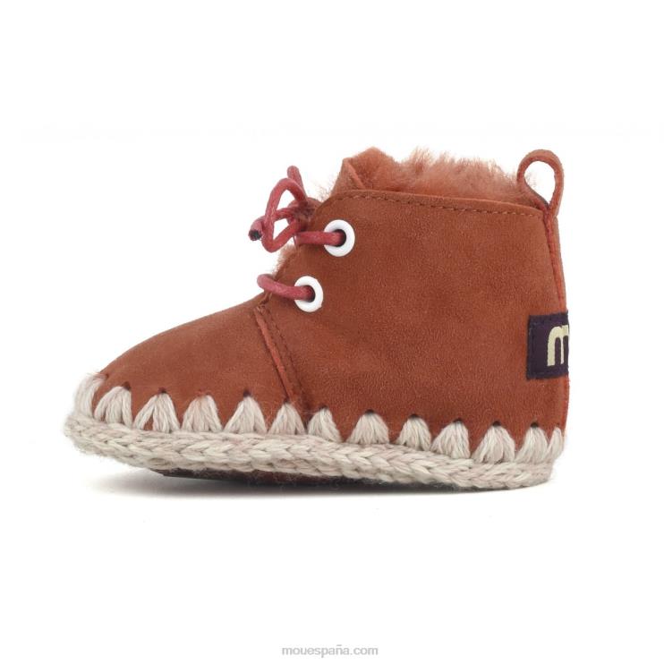 niños zapato infantil con cordones Mou NN6RX825 jengibre