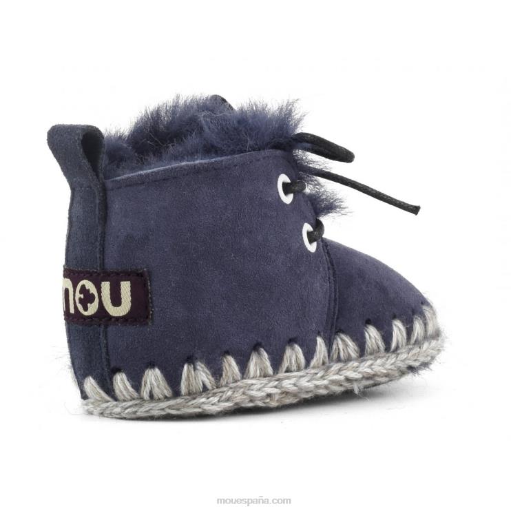 niños zapato infantil con cordones Mou NN6RX828 abismo