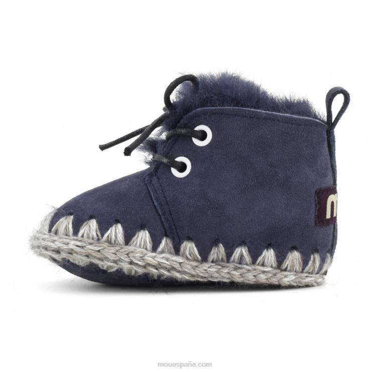 niños zapato infantil con cordones Mou NN6RX828 abismo