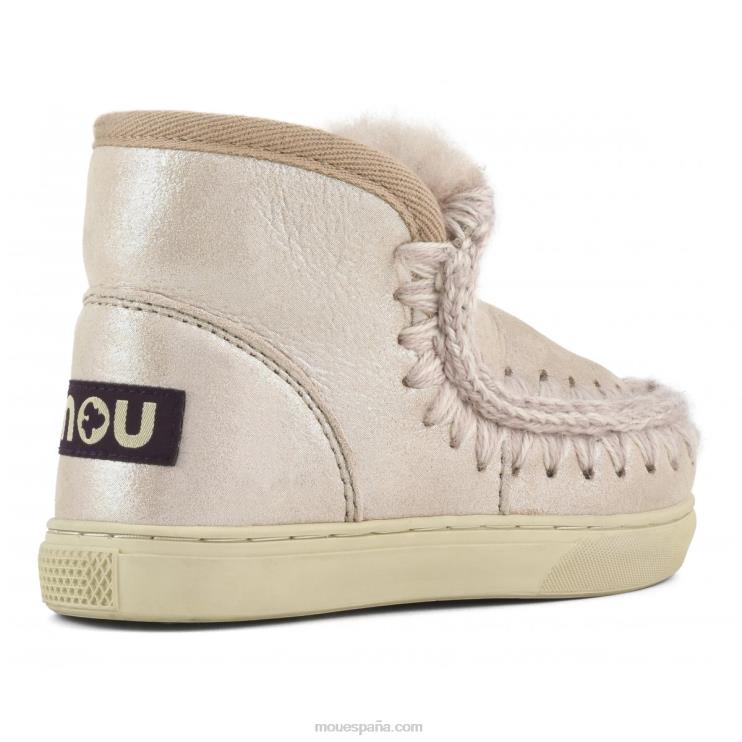 niños zapatilla esquimal Mou NN6RX799 beige rosa