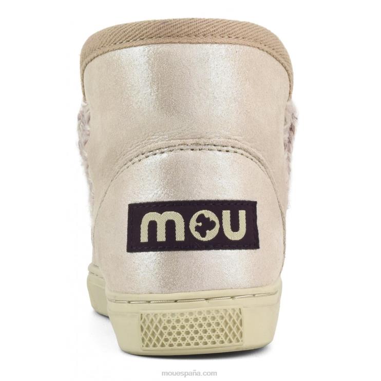 niños zapatilla esquimal Mou NN6RX799 beige rosa