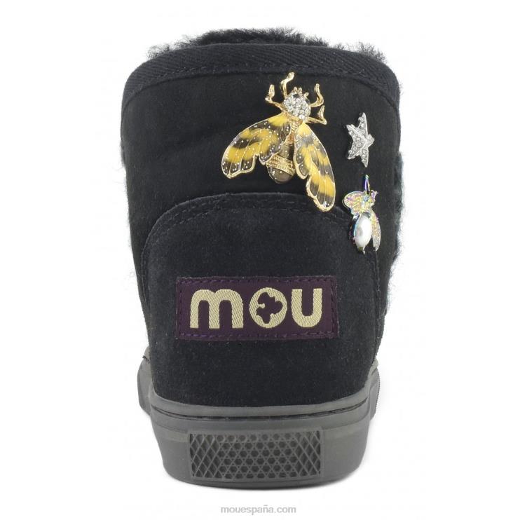 niños zapatillas esquimales accesorios mixtos Mou NN6RX808 negro