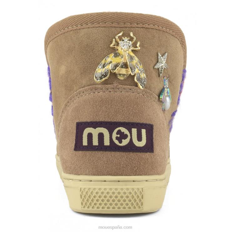 niños zapatillas esquimales accesorios mixtos Mou NN6RX810 marrón rosa