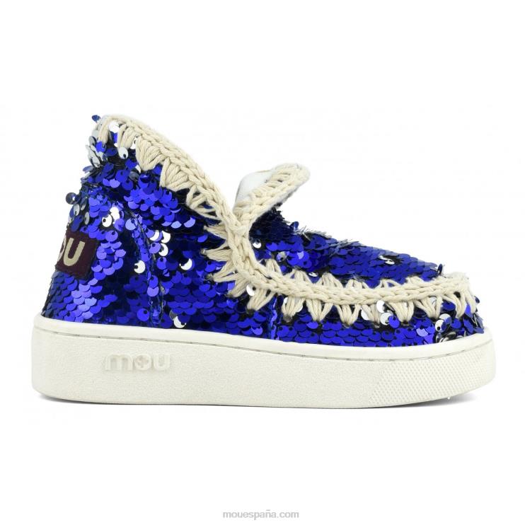 niños lentejuelas de zapatillas esquimales de verano Mou NN6RX790 vaqueros con lentejuelas - logo níquel