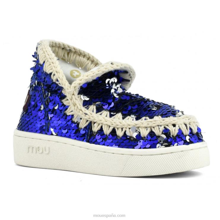 niños lentejuelas de zapatillas esquimales de verano Mou NN6RX790 vaqueros con lentejuelas - logo níquel